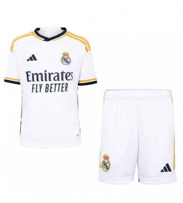 Real Madrid Hemmakläder Barn 2023-24 Kortärmad (+ Korta byxor)